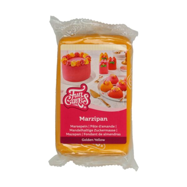 FunCakes marsepein - 250 gram - golden yellow - Afbeelding 1