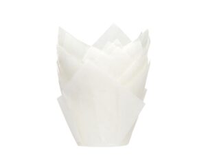muffin tulip cups 36 stuks - wit