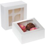 Cupcake box met inleg 2 st
