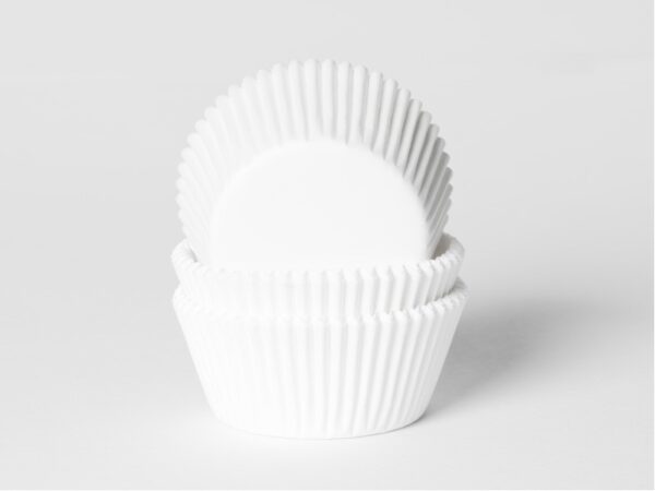 House of Marie - baking cups - wit - Afbeelding 1