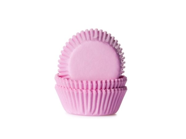 House of Marie - mini baking cups - licht roze - Afbeelding 1