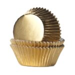 House of Marie - baking cups - foil goud