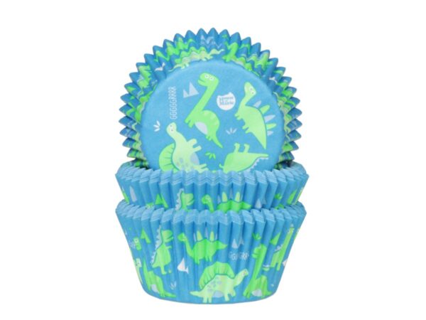 House of Marie - baking cups - dinosaurus - Afbeelding 1