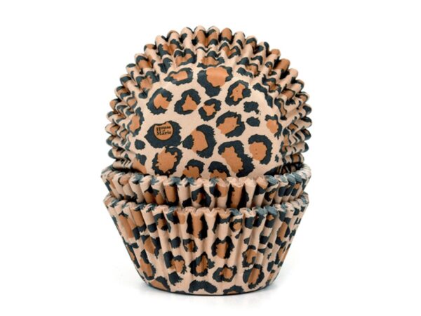 House of Marie - baking cups - luipaard - Afbeelding 1