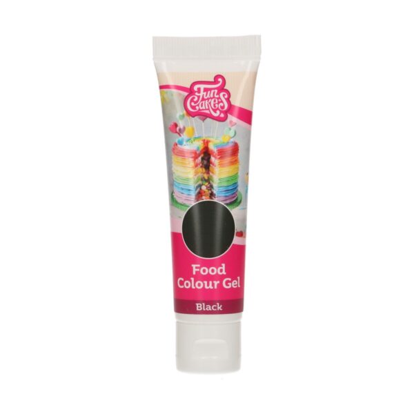 FunCakes FunColours food colour - gel - black - Afbeelding 1