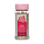 FunCakes sprinkles - sugar strands - metallic silver