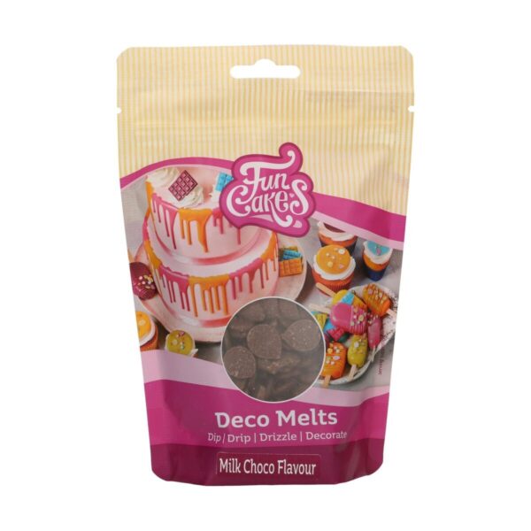 FunCakes Deco Melts - 250 gram - milk choco flavour - Afbeelding 1