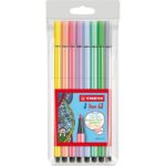 STABILO Pen 68 - 8 stuks - pastel