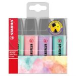 STABILO BOSS ORIGINAL - 4 stuks - pastel