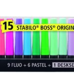 STABILO BOSS ORIGINAL deskset - 15 stuks