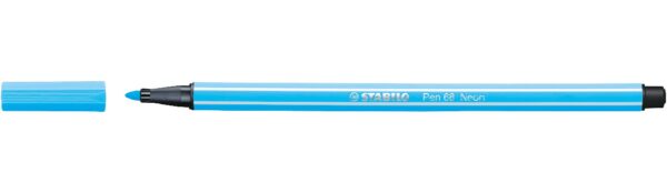 STABILO Pen 68 neon - blauw 031 - Afbeelding 1