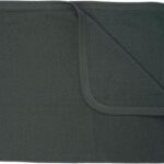 Deken Ledikant Snoozebaby Zomer Organic 100x150 Dark Green