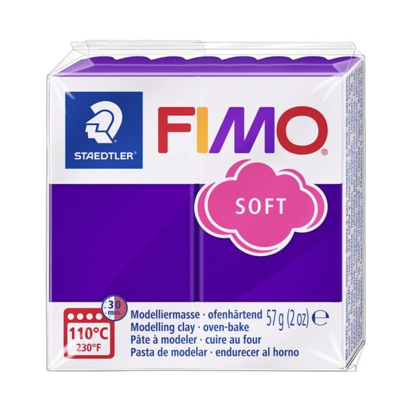 FIMO Soft - 57 gram - plum - Afbeelding 1