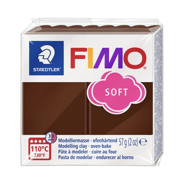 FIMO Soft - 57 gram - choco - Afbeelding 1