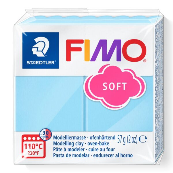 FIMO Soft - 57 gram - aqua - Afbeelding 1