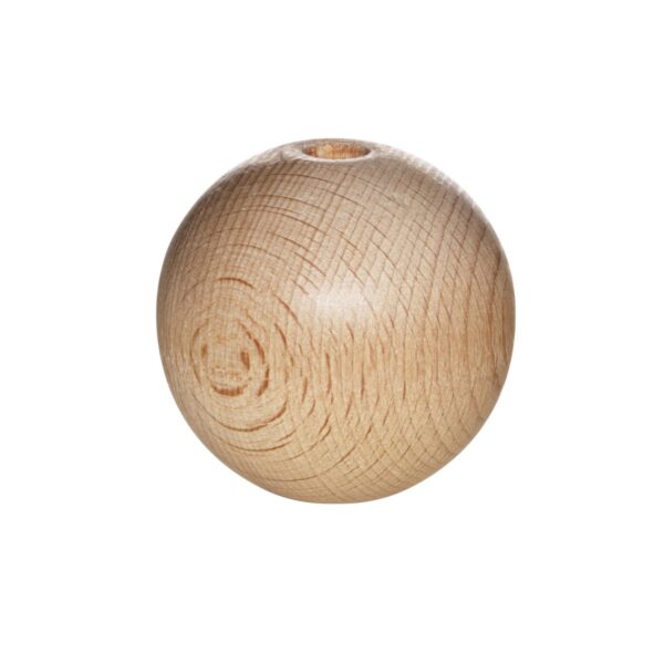 Houten kraal - 15 mm - 20 stuks - Afbeelding 1