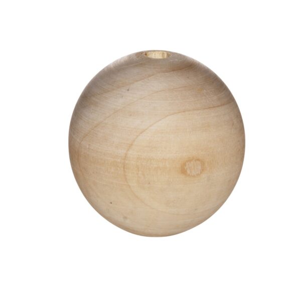 Houten kraal - 25 mm - 10 stuks - Afbeelding 1