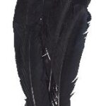 decoratieve veren 30 cm - zwart 15 stuks