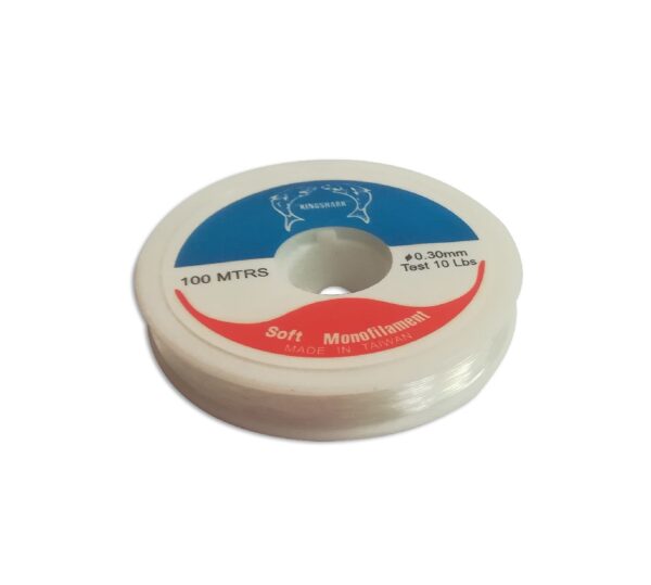 Nylondraad - 0,30 mm - 100 meter - transparant - Afbeelding 1