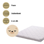 Matras Box ZZZOO 75x95 Bruine Beer