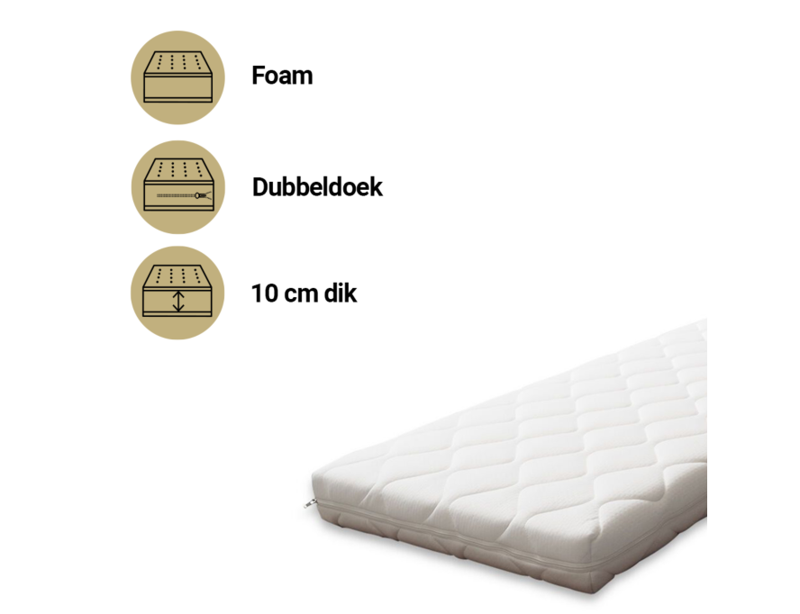 Matras Peuterbed Best Sleep 70x140 Comfort Superior - Afbeelding 1