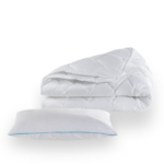 SET | ZZZOO Hoofdkussen + Dekbed Eenpersoons Anti Mite 140x200 4-seizoenen