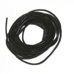 leren koord 2 mm - 2,5 meter zwart