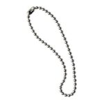 Kogelketting - 1,5 mm - 1 meter - zilverkleurig