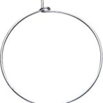 Creool oorbellen - 20 mm - 10 stuks - zilverkleurig