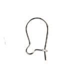 Kleine oorhaakjes - 15 mm - 10 stuks - zilverkleurig