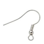 Oorhaakjes - 10 stuks - zilverkleurig