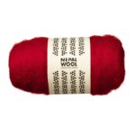 Nepal Wool lamswol - 50 gram - rood