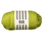 Nepal Wool lamswol - 50 gram - lime