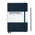 LEUCHTTURM1917 - notebook A5 - blanco - zwart