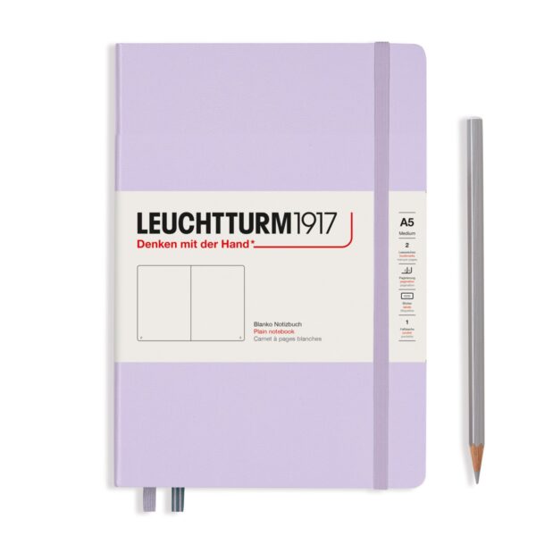 LEUCHTTURM1917 - notebook A5 - blanco - lila - Afbeelding 1