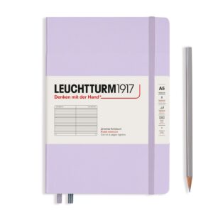 LEUCHTTURM1917 - notebook A5 - lijntjes - lila