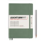 LEUCHTTURM1917 - notebook A5 - lijntjes - olijf