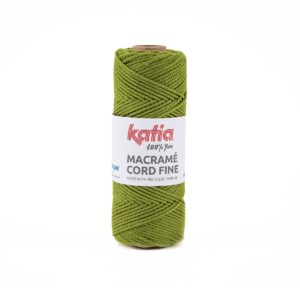 Katia Macramé Cord Fine - grasgroen 207