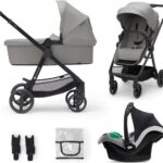 Kinderwagen Kinderkraft Newly 3-in-1 Pro Moonlight Grey met Autostoel