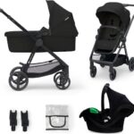 Kinderwagen Kinderkraft Newly 3-in-1 Pro Classic Black met Autostoel
