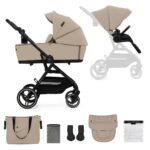 Kinderwagen Kinderkraft Yoxi 2-in-1 Sand Beige