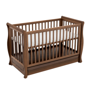 Ledikant Novi at Home® Gala 60x120 Walnut incl. Lade