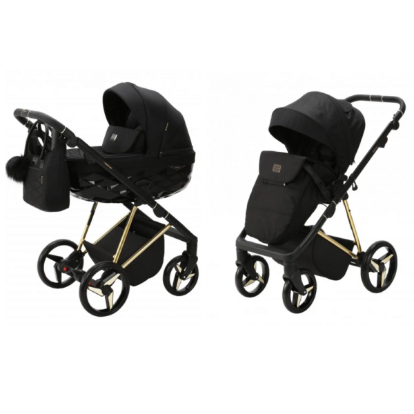 Kinderwagen Adamex Quantum Black - Afbeelding 1