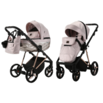 Kinderwagen Adamex Quantum Glossy Pink Star