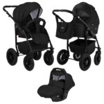 Kinderwagen Teddy Siena 3-in-1 Zwart