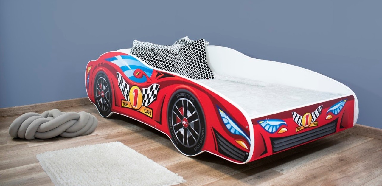Kinderbed 1-persoons Top Beds Racing Car 90x200 Top Car Kinderbed 1-persoons Top Beds Racing Car 90x200 Top Car - Afbeelding 1