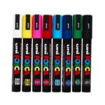 POSCA acrylmarker set - medium PC-5M - basis - 8 stuks