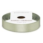 Satijnlint - 12 mm - licht olijfgroen