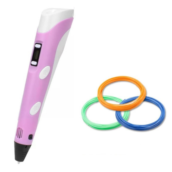 3D Pen™ | De magische 3D ontwerper! Roze + 9 meter filament | Educatief Speelgoed - Afbeelding 1