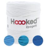 Hoooked Zpagetti - large - blauwe tint